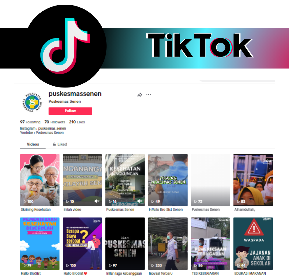 TikTok Puskesmas Senen