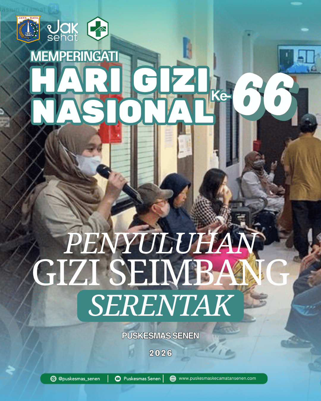 Sosialisasi Gizi Serentak Memperingati Hari Gizi Nasional ke 66