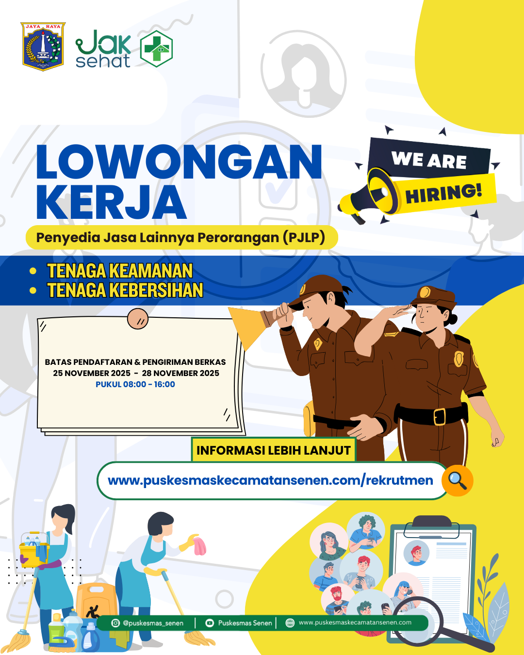 Lowongan Kerja Penyedia Jasa Lainnya Perorangan (PJLP) 2025